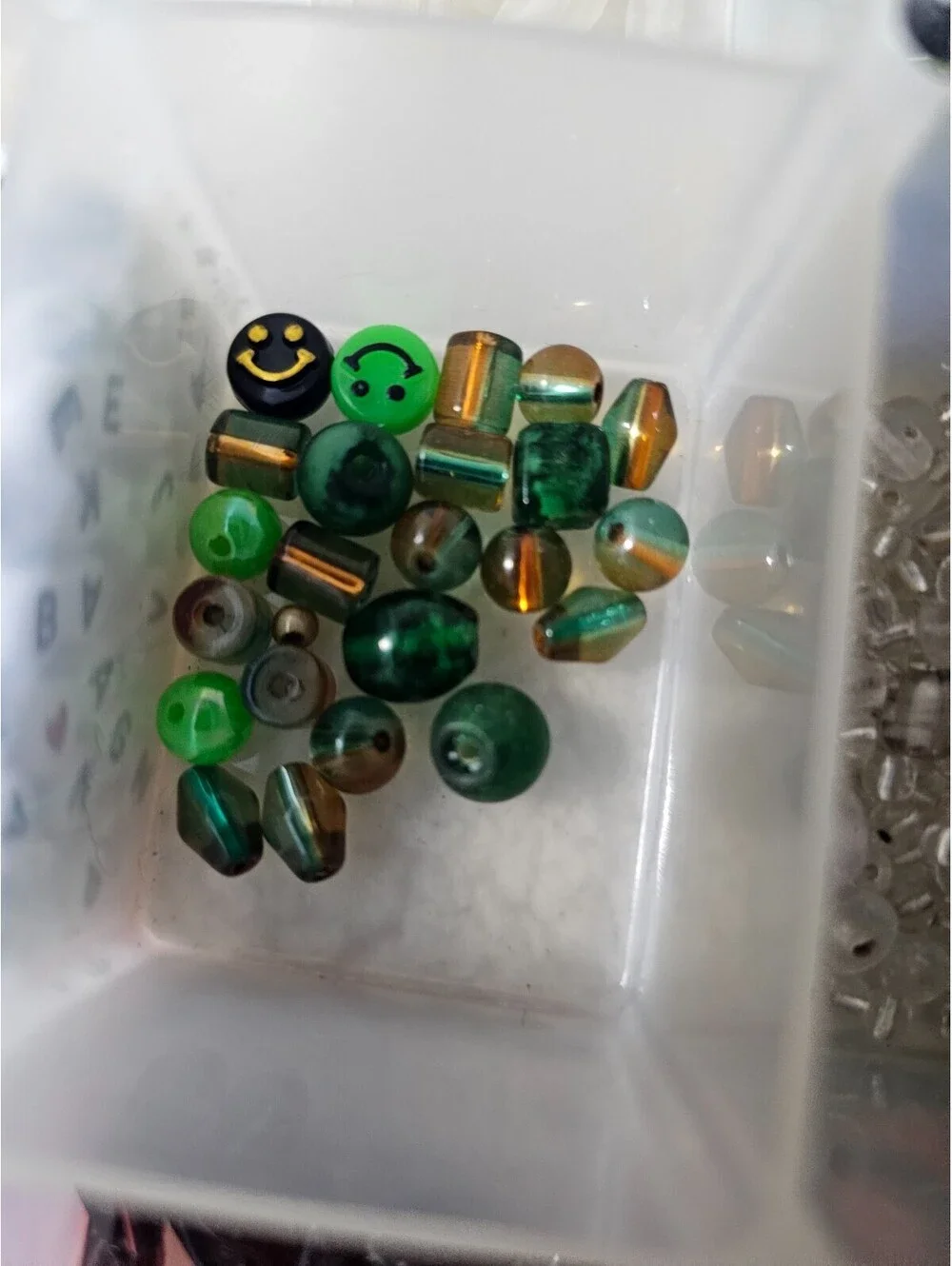 (Lot of 3) Mixed Jewelry Crafting Beads Various Colors & Styles With 3 Boxes
